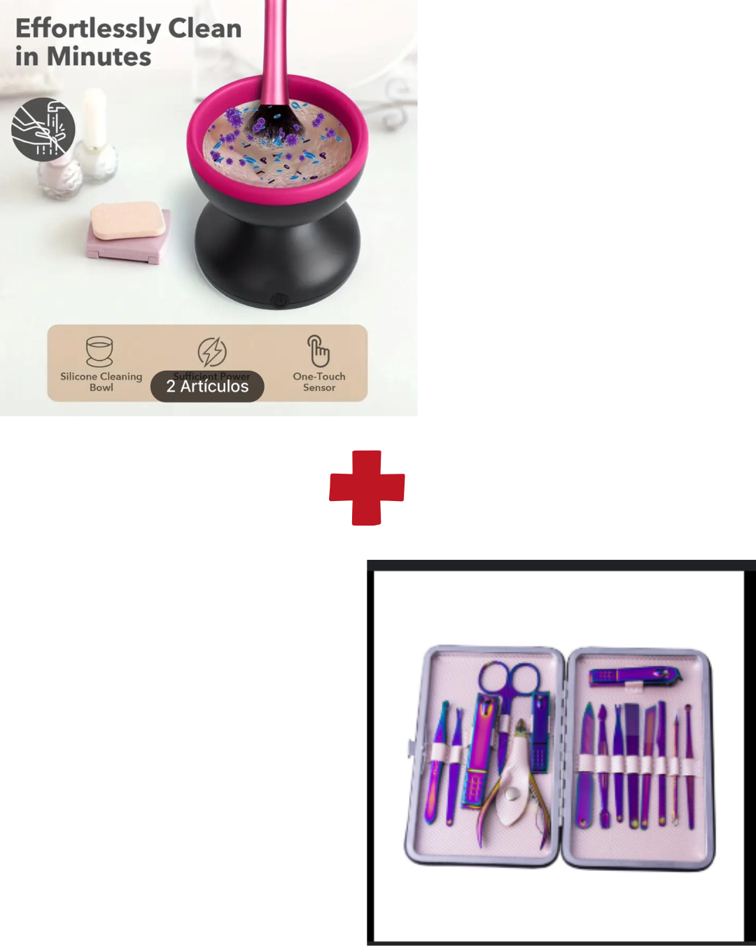 Combo KIT MANICURA 15 pcs + Mini Brochas